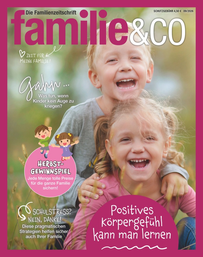 Aktuelle Ausgabe von familie&co (09/2026)